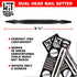 2/32" (#2) Nail Set & 3/32" (#3) Nail Set Combination Hammerless Spring Tool