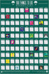 Gift Republic 100 Things to Do Bucket List Scratch Poster, Green, GR630006 for Playroom