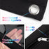 Tamaki Pencil Pouch for 3 Ring Binder, Clear Window Pencil Case, 3 Pack, Black