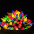 C6 100 33 8 Dazzle Bright Christmas String Lights, LED FT Waterproof Green Wire Fairy Lights, Modes Christmas Lights