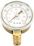 Forney 87728 Acetylene Gauge, High Pressure, 2-Inch-by-1/4-Inch NPT, 0-400 PSI
