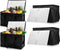 Maxcheck 4 Pcs XXXL Insulated Food Delivery Bags with Removable Hard Bottom