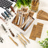 Sayglossy 36 Sets Team Gifts Bulk for Employee Motivational Bamboo Pens with Silicone Keychains Teamwork Bookmarks