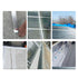 ADHES Butyl Tape Waterproof, 2 inch x 16 feet, Aluminum Foil Sealant for RV Repair, Window, Boat, Pipe Sealing, Silver