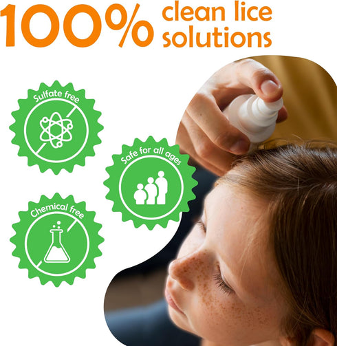 Nit Free Shampoo, 4oz Bottle, Olive Oil Based with Dimethicone Oil and Peppermint