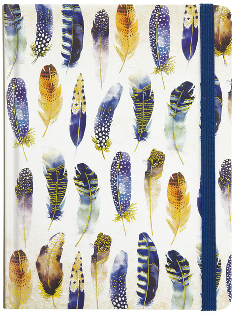 Watercolor Feathers Journal, Diary, Notebook