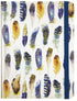 Watercolor Feathers Journal, Diary, Notebook