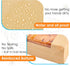 GOFOWRK 100 14" 8.3" 3.5" Pcs Large Kraft Bread Bags for Homemade Bread, x x Sourdough Bread Bags with Tin Tie Tab Lock