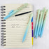 Fengtaiyuan Lv05 Stylish Gradient Color Pen, Black Ink, 0.5mm Extra Fine Gel Ink Rollerball for Smooth Writing