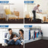 Yes4All 11,22,32 EVA Interlocking Mats, Puzzle Floor Tiles, Foam Floor Padding with Border for Furniture, Home Space