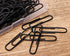 Tupalizy 2 Inch Large Smooth Paperclips, 60PCS Decorative Memo Note Clips for Document Organizing (Black)