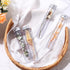 45ml Plastic Test Tubes, 150 Pcs Transparent Clear Bath Salt Tubes with Aluminum Lid for Storage Container