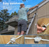 House,50ft 30 LEDs,IP67 Aogled Permanent Outdoor Lights for RGB+IC Smart Eave Lights with Waterproof,Remote/APP