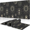 NIYLYNSYN Phase of The Moon Desk Mat,Large Moon Phase Changes Gaming Keyboard Mouse