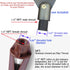 Ground Spike Stake Replacement for Low Voltage Landscape Lighting, High-impact ABS Construction for Spot Lights