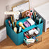 Marbrasse Pen Organizer with 2 Drawers, Multi-Functional Pencil Holder for Desk, 5 Compartments + Drawer for Art