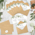 50 Set Funeral Thank You Cards with Envelopes and Matching Seal Stickers,Thank You Sympathy Cards