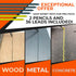 THORVALD 2 Carpenter Pencils Set for Construction - Includes 38 Leads + Sharpener + Finger Grip for Best Marking Tools