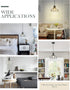 8.7", Industrial Pendant Lights Kitchen Island Black Hanging Light Fixtures with Clear Glass and Metal Cage, Farmhouse