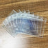 Extra Thick Horizontal ID Card Name Tag Badge Holder with Waterproof Resealable Zip (6 Packs) 3.74x2.36 Inches