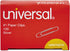 Universal 72210BX Paper Clips, Smooth Finish, No. 1, Silver, 100/Box