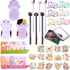 Outus Cat Office Supplies Set, Cat Sticky Notes, Paper Clips, Gel Ink Pens, Cartoon Cat Stickers for Cat Lovers