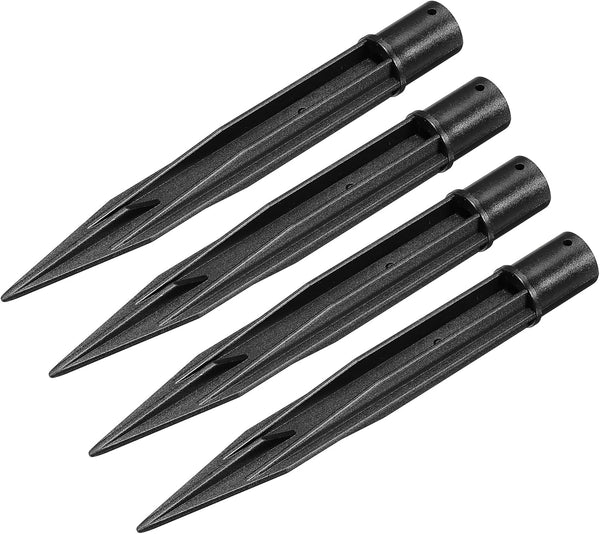 MECCANIXITY Solar Light Spikes,18x150mm Ground Stakes for Garden Pathway Landscape Lamps, ABS