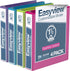 EasyView Premium 1.5-Inch Binders, 3-Ring Binders with Clear-View Covers, Pack of 4 for School, Office, or Home