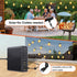 60FT 15+2 Bulbs BLIATLUS Solar String Lights Outdoor Waterproof with Remote Control Solar Patio Lights shatterproof LED