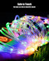 66ft 200 16 8 LED Waterproof String Lights, Color Changing Outdoor/Indoor Rope Lights Plug in with Remote, Colors