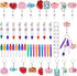 54 2026 Henoyso Pcs Nurse Badge Reel with Mini Highlighter Pens Bulk Nursing Week Appreciation Gifts Retractable Badge