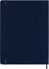 Moleskine Classic Notebook, Hard Cover, XL, 7.5" x 9.5", Ruled/Lined, Sapphire Blue, 192 Pages