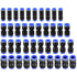 40Pcs Quick Fitting Set, 4mm/6mm/8mm/10mm Push to Connect Pipe Tube Fittings, Pneumatic Air Line Connector