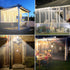 108 6500K IP65 4 Pack Flumy Outdoor Street Lights Solar Powered - Solar Motion Lights Outdoor Dusk to Dawn Outside