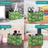 Generic Broccoli Stack Desk Organizer Leather Pen Holder Desktop Storage Makeup Drawer for Remote Control
