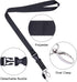 Wisdompro Office Lanyard, 5 Pack, 23 inch Quick Release Neck Strap with Detachable Buckle, Black