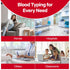 Eldoncard Blood Typing Kit, 3 Test Pack for Accurate Instant Home Testing of Blood Type