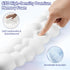 Set Setup/Computer Sushret Cloud Wrist Rest Keyboard, Cloud Keyboard Wrist Pad with PU Leather Memory Foam, Cute Arm