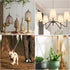 12 66 garini Feet Silver Light Fixture Chain, Adjustable Metal Pendant Chandelier Chain Extension with Detachable Link