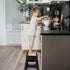Stool,11 Inch Black,1 Pack Delxo Folding Step Non-Slip Foldable Step Stools for Kids and Adults,Portable Foldable Step