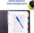 Avery Ultra Tabs Bundle, Student and School Subject Tabs, 2.5" x 1" Margin Tabs, 48 Sticky Tabs (74903)