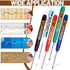 Hpmjz 5Pcs 45mm Deep Reach Markers Multi-Purpose Deep Hole Marker Pens Long Nib Nose Waterproof Marker Reach Permanent
