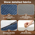 Yueyocici Corduroy Recliner Seat Cushion, Large High Density Foam Square Seat Cushion for Recliner Chair, Office Chair
