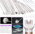 Swpeet 74Pcs Stainless Steel Micro Lab Scoop Spoon, Lab Spatulas with 3ML Plastic Transfer Pipettes Kit
