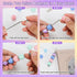 Sandure 162pcs 12 150 DIY Beadable Metal Bookmarks Craft Kit with Bookmarks Beads Bookmark Making Kit for Adults