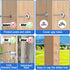 TooTaci 40 Pack Upgraded Protector Sleeves with Hexagon Thread for Wood Posts, T316 Stainless Steel