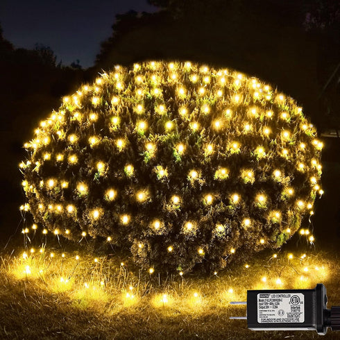 300LED Net Lights, 14.8ft x 5ft 8 Modes Connectable Christmas Outdoor String