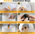 Light,15 WimiSom Plug in Pendant FT Hanging Lamp with Plug in Cord, ON/Off Switch, Pendant Lighting with Fabric Shade