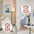 WELLDAY 1-Gang 4.50" 2.76" Lobster and Hearts Red Pattern Duplex Wall Plate, Duplex Device Receptacle Wallplate x