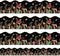 Whaline 32.8ft Mushroom Bulletin Board Borders - Woodland Mushroom Thicket Die-Cut Trim for Classroom Decor